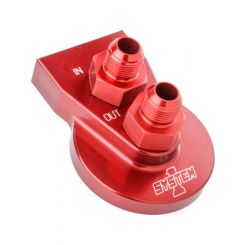 System One Billet Remote Filter Mount -10 Flat 2 Bolt Mounting S