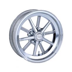 Team Three Wheels Et Gasser 15X4.5 Polished Ea 5X4.5Bc 10 Spoke (54XP45)