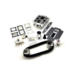 The Blower Shop Sbc 8-71 Blower Kit Lge Port, 2V Acc, Polished
