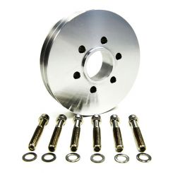 The Blower Shop 2 V Accessory Pulley Bb Chev Crank Hub