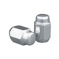Topline Heat Treated Acorn Nuts (4) 12X1.50 X 1.40 Long - Chrome (1407-4)