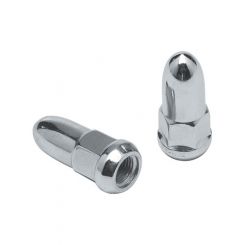 Topline 16 Bullet Nuts & 4 Locks (20) 12X1.25 Incl 4 Lock Nuts & Key (22605)