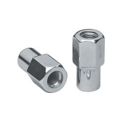 Topline Chrome Mag Wheel Nuts (4) Open 1/2" R.H. Auto Drag .750 Shan (8204-0-4)