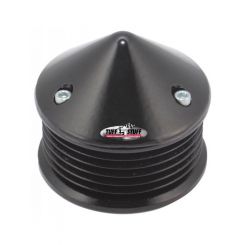 Tuffstuff 6 Groove Alternator Pulley Black W/ Bullet Nose Cover (F7653C)