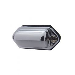 UPI Reproductions Chrome License Plate Light Rect Clear Lens 12V (30362P)