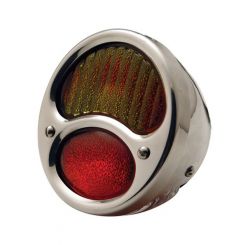 UPI Reproductions 1928-31 Ford S/S Tailight Ea Polished Red/Amber (A1001-12VL)