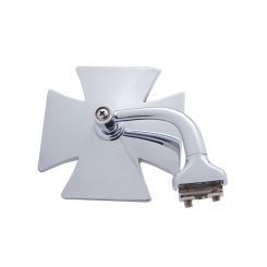 UPI Reproductions Maltese Cross 4 Peep Mirror Curved Arm Peep Mirror (M1006)