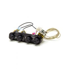 Vintage Air 4 Knob Streamline. Billet Black Genii Controller