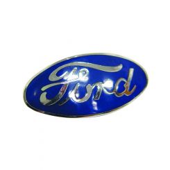 Vintique 1933Ford Radiator Shell Emblem Incl Mount Hardware-Blue (18-8212)