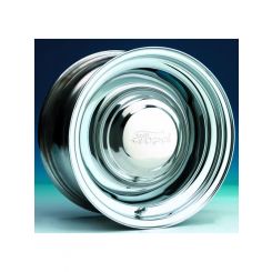 Wheel Vintiques 15X5 Chrome Gennie 2-3/4 Bs 5X 4.5" / 5 X 4.75" Bc