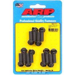 ARP Exhaust Header Bolts Hex Head 3/8" Black 3/8" x 1.000" UHL Qty 12