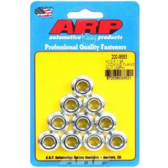 ARP Hex Nuts Steel Cadmium 10mm x 1.25 RH Serrated Flange Qty 10
