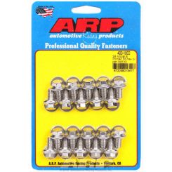ARP Oil Pan Bolts Polished S/S Hex Head Mopar Pontiac V8 Kit