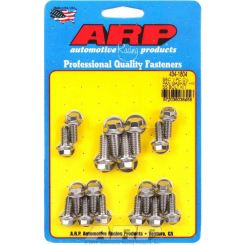 ARP Oil Pan Bolts Hex Stainless Steel Polished Chevy Small Block Kit