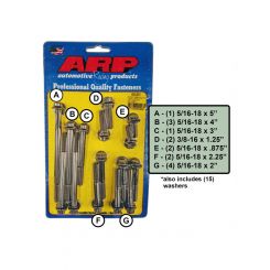 ARP Timing Cover Bolts 12Pt S/S Polished Ford 4.7L 5.0L Kit