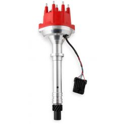 MSD Distributor Pro-Billet Dual Sync EFI Red Cap Natural Chevy