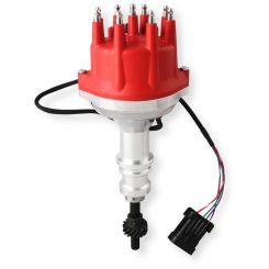 MSD Distributor Pro-Billet Dual Sync EFI Red Cap Natural Ford