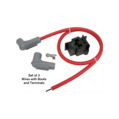 MSD Spark Plug Wires Powersports Red 8.5Mm 3 Cylinder Universal Set