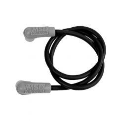 MSD Coil Wire Spiral Core 8.5mm Black Male HEI 90° Boots 18" Long