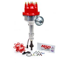 MSD Distributor Pro-Billet Street Advance Steel Gear Ford 351W
