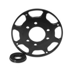MSD Crank Trigger Replacement Wheel Aluminum Black Chevy Small Block