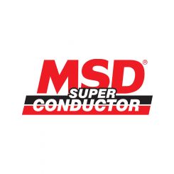 MSD Decal Vinyl Adhesive Red/White/Black Msd Logo 4" Width 8" Length