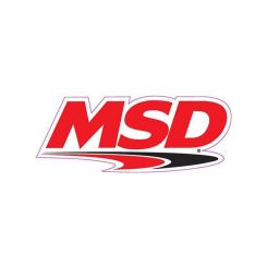 MSD Decal Vinyl Self-Adhesive MSD Ignition Logo 9.0" X 3.5" (MSD-9300)