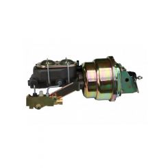 Leed Power Brake Booster 7" Dual 1-1/8" Bore Master Disc/Disc Zinc