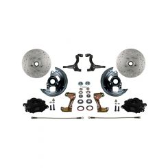 Leed Front Disc Brake Conversion Kit Cross Drilled 279mm Dia.