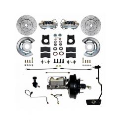 Leed Front Disc Brake Conversion Kit Cross Drilled 288mm Dia.