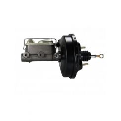 Leed Master Cylinder & Brake Boost Assembly 1" Bore 9" Black Kit