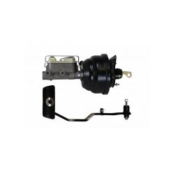 Leed Master Cylinder & Brake Boost Assembly 1" Bore 8" Black Kit