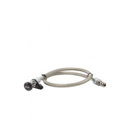B&M Trans Dipstick Firewall Mount Locking Handle Tube Chevy 6L80 Kit