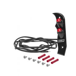 B&M Side Plate Shift Knob Component Black 12 V Buttons Magnum Grip