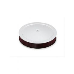 Holley 16 X 3 Chrome or EDP Black Drop-Base Air Cleaner 7-1/4 Neck