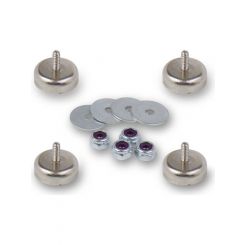 Holley Hydramat Install Kit Four Magnets w/ 4-40 Studs Nuts Washers Kit