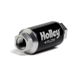 Holley Fuel Filter Inline Prefilter S/S 100 Microns 100 GPH 3/8" NPT