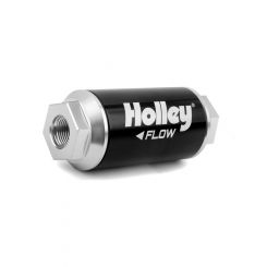 Holley Fuel Filter Inline S/S Mesh 40 Microns 175 GPH -8 AN O-ring