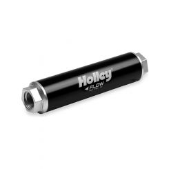 Holley Fuel Filter VR Series Inline 460 GPH 10 microns Black Fibre