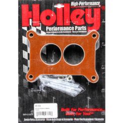 Holley Carburettor Spacer, Phenolic, 1" Thick, Ported, 2-Barrel