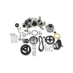 Holley Accessory System, COMP MID-MT SYSTEM, LS WP ALT PS-NATURAL