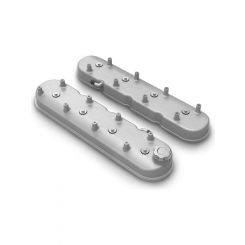 Holley Valve Covers Tall Cast Raw Plain Chevy 4.8 5.3 5.7 6.0 6.2 7.0L