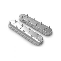 Holley Valve Covers Tall Cast Raw Chevy 4.8 5.3 5.7 6.0 6.2 7.0L