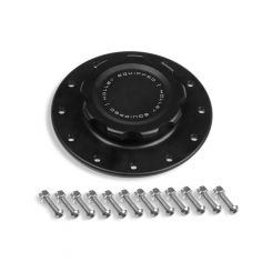 Holley Fuel Cell Cap Screw-on Black Cap Mounting Plate 12 Bolt Holes