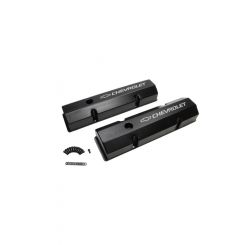 Holley Valve Cover Perimeter Bolt Stock Fabricated Black Chev SB