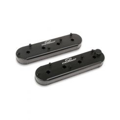 Holley Valve Cover Centrebolt Stock Fabricated Black Powdercoat LS