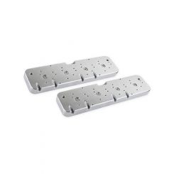 Holley Valve Cover Plate Valve Cover Adapter Plates SBC to LS Polished