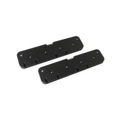 Holley Valve Cover Plate Valve Cover Adapter Plates SBC to LS Black