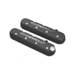 Holley Valve Cover Centrebolt Tall Cast Black Powdercoat Chevrolet LS