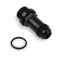 Holley Fuel Bowl Long Style Black -8 AN O-ring Male -8 AN Male